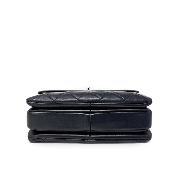 Chanel Small Trendy CC Dual Handle Flap Bag Black - Picture 4 of 11